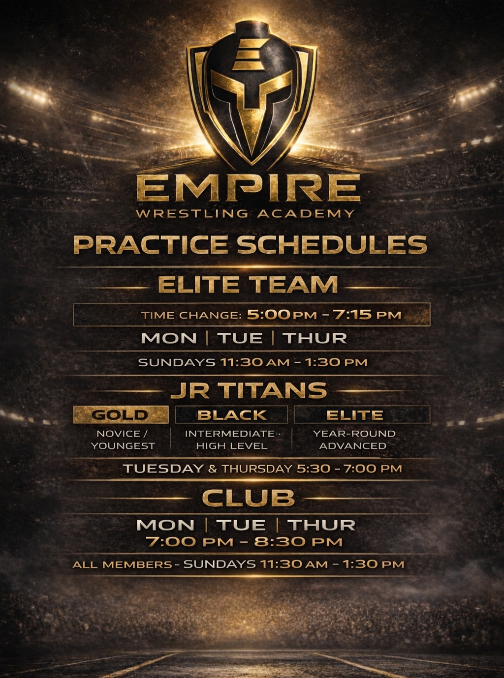 Instagram post from empirewrestlingacademy. This post is in position 1.